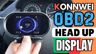 Konnwei KW206 OBD2 Head Up Display HUD